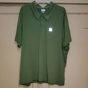 Duluth Trading Co Forest Green Polo Shirt